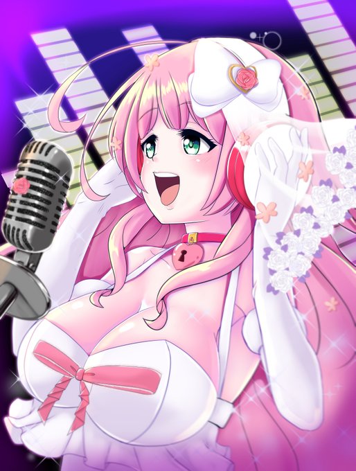 歌ってるみるる(@miruru_mkbn)を描いてみた
#みるるーと 