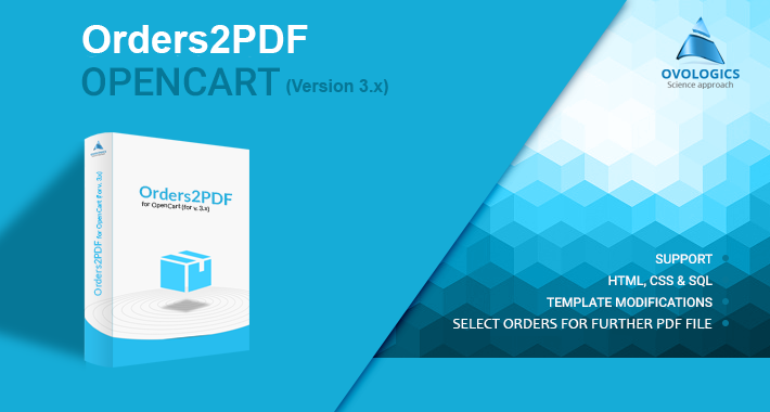 ovologics's tweet photo. #Orders2PDF #extension for OpenCart for #v. 3.x is an intuitive and powerful tool for #generating PDF #document this #module aim is to be simplest #pdf #order generation for #OpenCart #customers.
https://t.co/k12dCD6QSH https://t.co/UTpWljGcFs