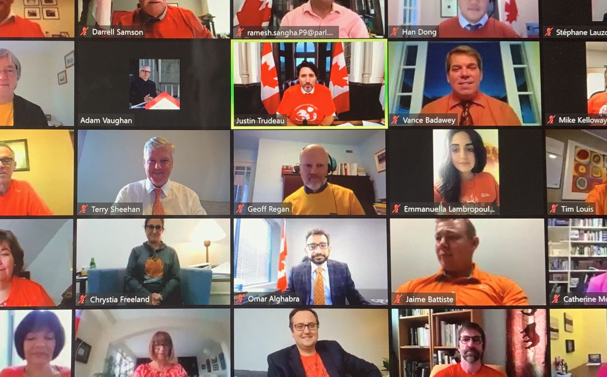 TerrySheehanMP's tweet photo. I joined @JustinTrudeau #Canadians wearing orange raise awareness tragic legacy Residential Schools &amp; honour thousands survivors. Proud of local/fed partnership #truthandreconciliation last 5yrs  @Shingwauk_U @AlgomaU #gardenriver #batchewanafirstnation @MetisNationON #sault https://t.co/iA09spzb4H