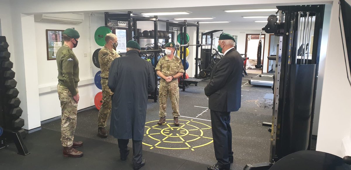 CdoLogRegt's tweet photo. Today @MajGenHolmes officially opened  the Rick Jolly Primary Care Rehabilitation Facility at Chivenor. The facility will provide a functional rehab area for wounded, injured and sick service personnel for many years to come. @DMS_DefRehab @DMS_MilMed @RoyalMarines @RoyalNavy https://t.co/9zodfwyUmX