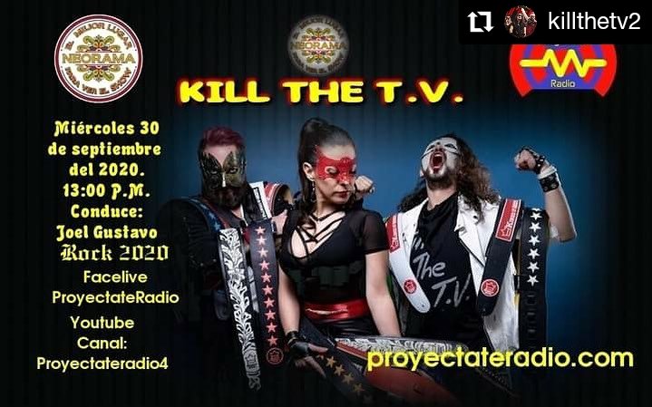 ZetteVoltage's tweet photo. Hoy entrevista de @KillTheTV2 con @JOELGUSTAVO 1 p.m. #Neorama #proyectateradio #interview #news #lyricvideo #TheFirstTime #shockrock #band #killerfans
@ZetteFans https://t.co/IJLd6sI3Tx