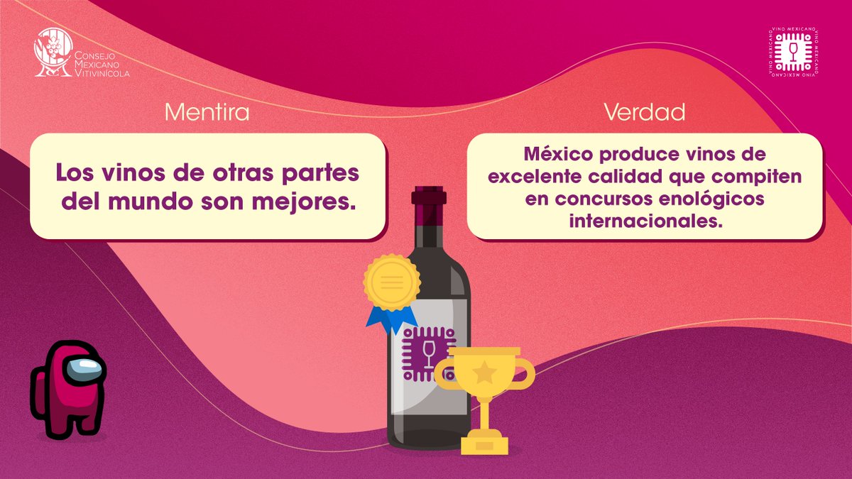cmv_mx's tweet photo. Todos hemos escuchado a alguien decir alguna de estas frases y, hoy, queremos aclararlas.

¡Hablemos del #VinoMexicano! https://t.co/NiqC0PDm4X