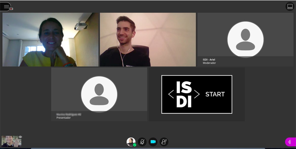 ISDIacc's tweet image. @DanielTwal, head of Corporate Innovation and @BlancaMinano, Own Ventures Manager are helping the #ISDIstart applicants put their teams together! Soon they will all be ready for the #bootcamp training and then we will select the ones that will enter the incubation phase. 🐣🚀
