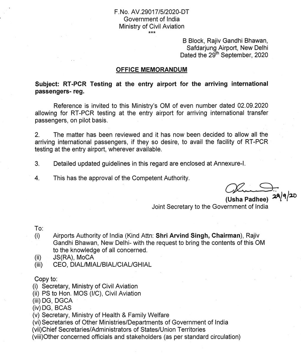 India In The Uk On Twitter Further Updated Guidelines On Rt Pcr Tests At Arrival Airport Are Issued Https T Co Sjdj5vdjtj