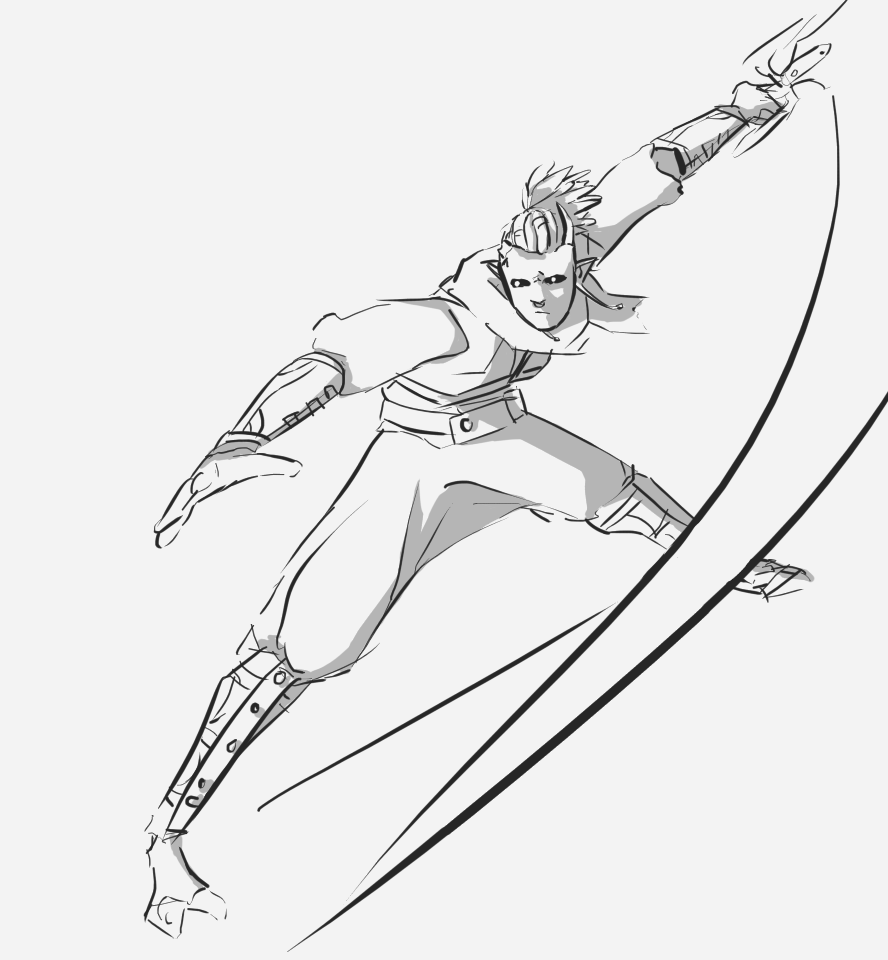 ⚔️¡En guardia, Cinis!⚔️ Primer concept art del protagonista de Vestigion.

#vestigion #conceptart #characterdesign #indiesp #indiedev #devsfromspain #gamedev