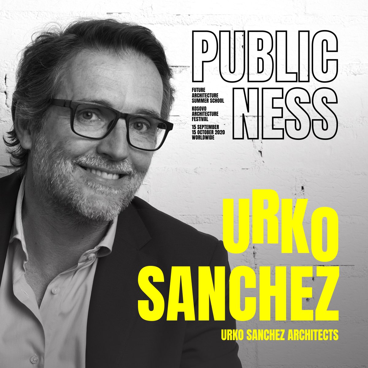 KosovoArchFest's tweet photo. Live now on #KosovoarchitectureFestival facebook page lecture by #UrkoSanchez an #AKAA2019 shortlisted practice #architects #kaf2020 #publicness @FA_Platform @europe_creative @KPrishtines @AKDNArchitect @DocomomoI https://t.co/lukdmQHi3G https://t.co/aWcySqVUtf