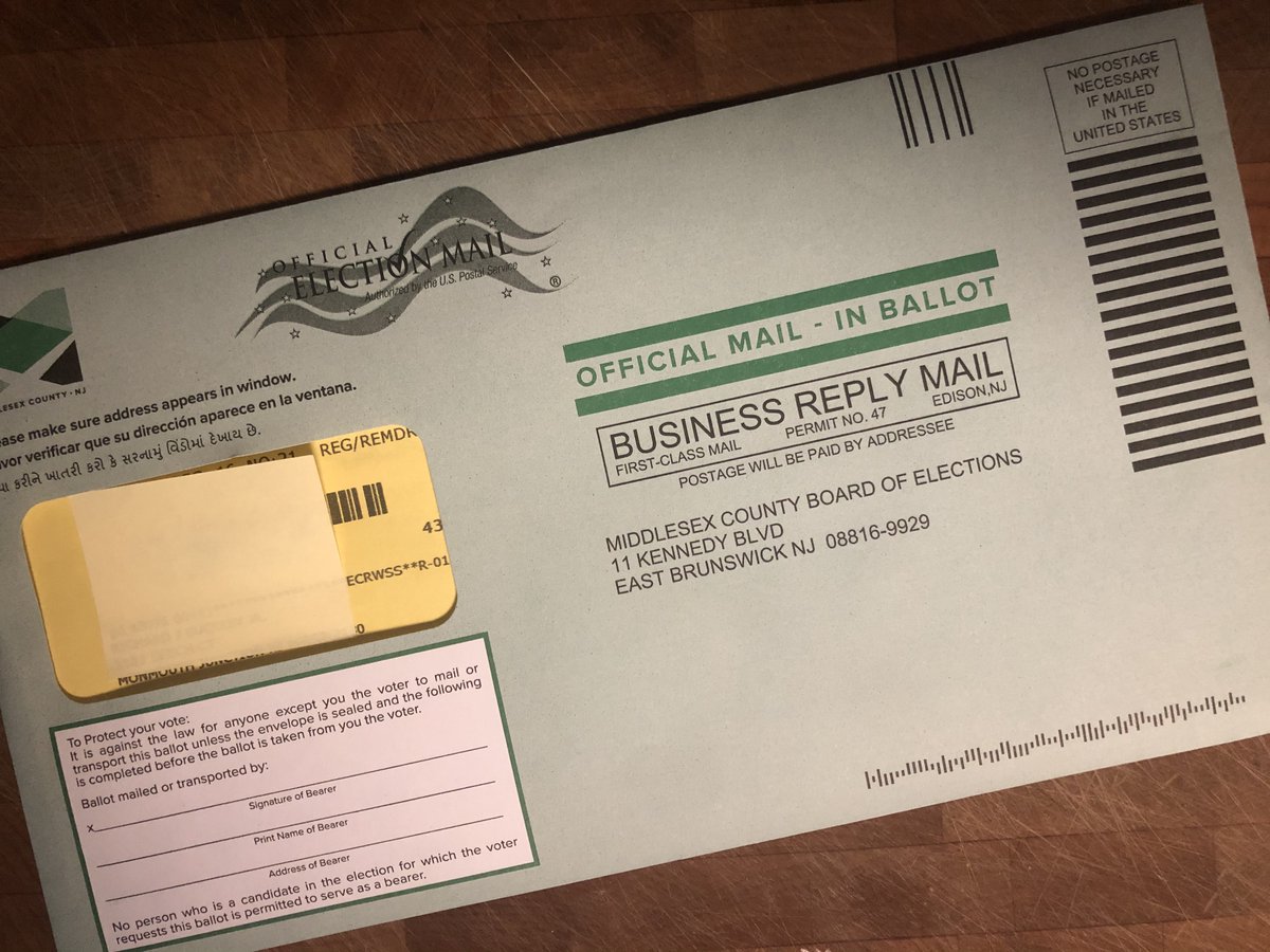 Mail in ballot safely deposited in a drop box at the municipal complex. Civic duty done. Get up, stand up! Register and Vote! <a href="/HeadCountOrg/">HeadCount | Register To Vote</a>