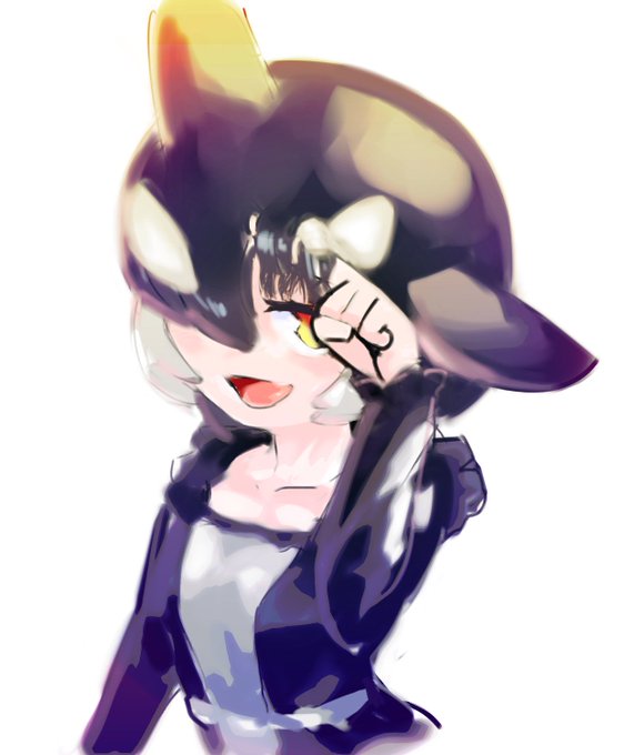 髪搔き上げシャチ 