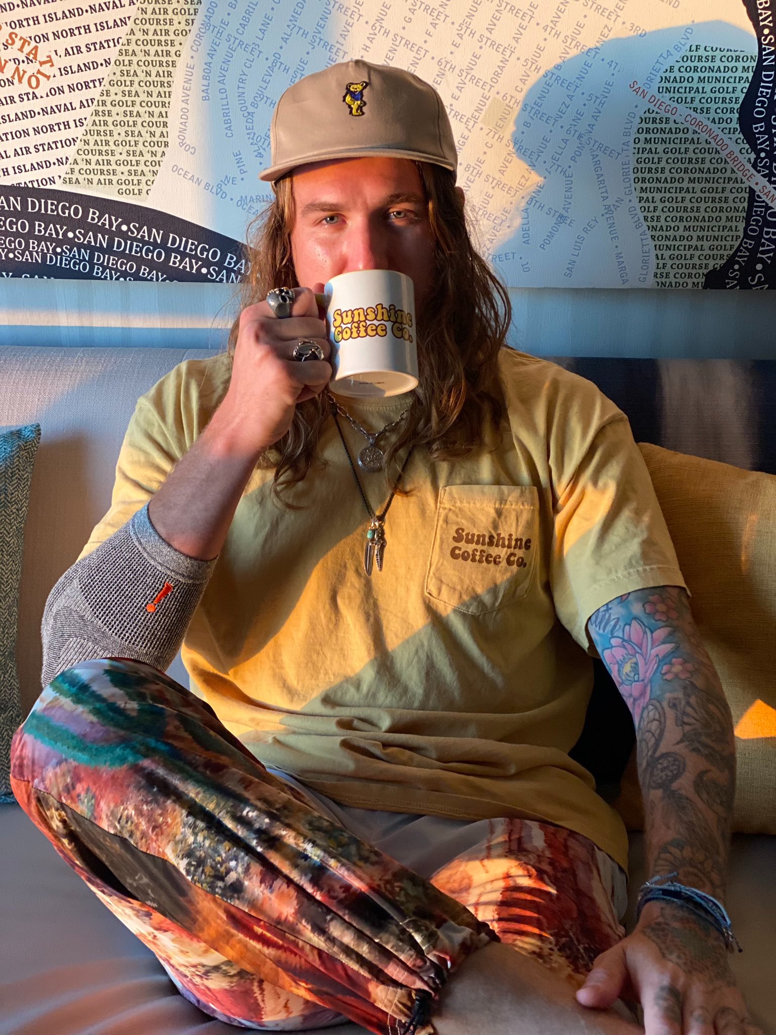 Front Office Sports on X: San Diego Padres pitcher Mike Clevinger launches  shirts for Sunshine Coffee Co. — the best fake coffee shop in the MLB  bubble — with proceeds going to