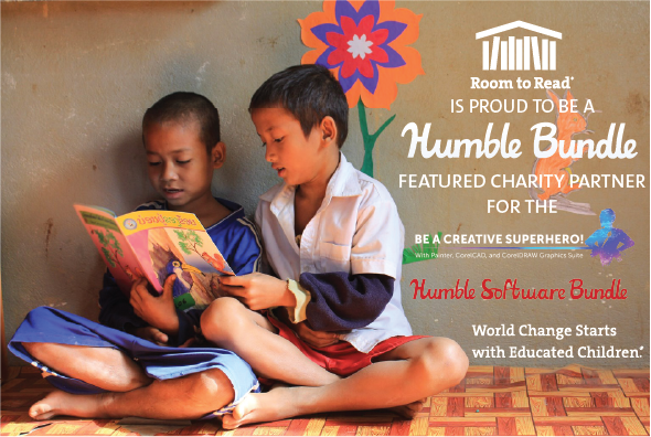 RoomtoRead's tweet photo. The Humble Bundle community is tapping into their inner creativity w/ @humble's Be a Creative Superhero Design Bundle w/ @corelsoftware, which is supporting children to continue their education during the COVID-19 pandemic. Thank you for being heroes to children around the world! https://t.co/EfMVZ0weCI