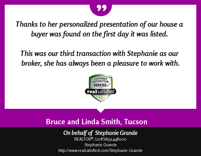 relocatetucson's tweet photo. Join me in celebrating another happy client. https://t.co/loR17yws4y via @realsatisfied https://t.co/4KH7KvIqUh