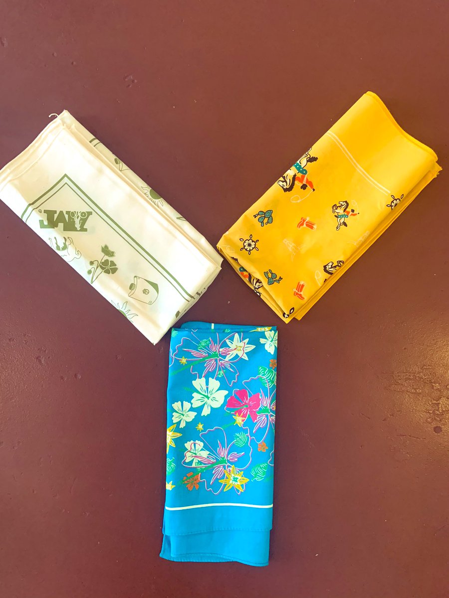 AMTetrick's tweet image. If you get your bandana folded like this, apparently I thought you bought a napkin.