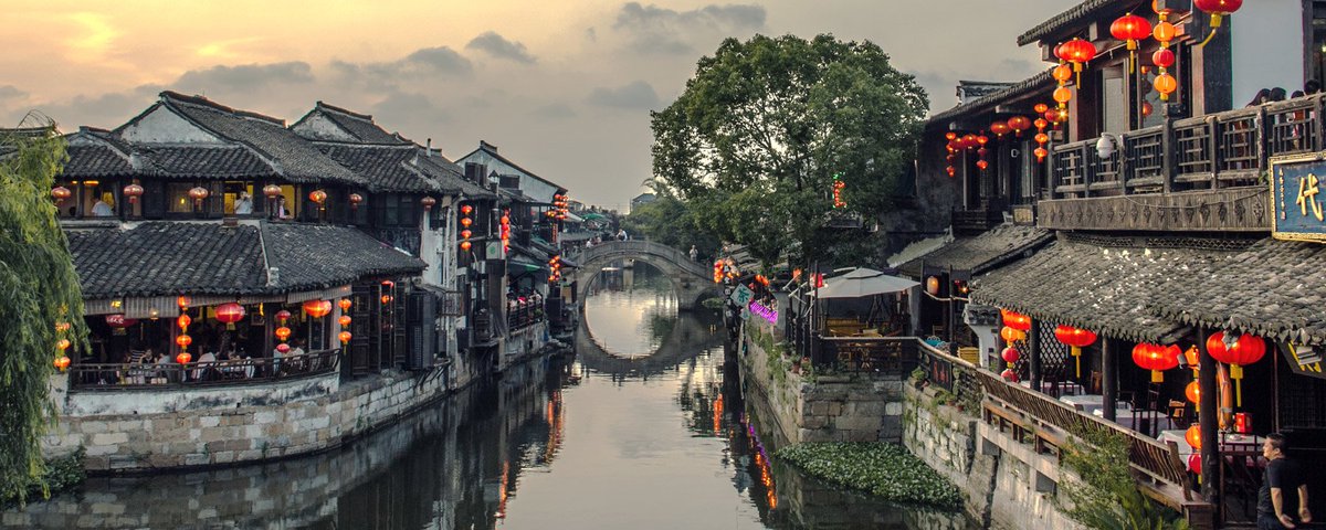 VisitSuzhou's tweet photo. They call it “the Venice of China” for good reason. Explore the beauty of Suzhou’s ancient canals and experience a side of China you never imagined: https://t.co/gjftHOTX2T #TravelSuzhou https://t.co/z5HjtEgI8Y