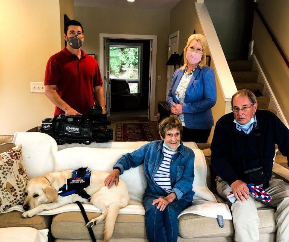 abilitycntr's tweet photo. Ginny wakes up in the morning and thinks, "How can I help Tom today?" ๐
Catch the story tonight on @13abc & hear how you can touch local lives by becoming an Assistance Dog Program foster. Volunteer: https://t.co/7IdrrxHng0
#ServiceDogAwarenessMonth #Foster #Volunteer #Dog https://t.co/zB9T6hOkSV