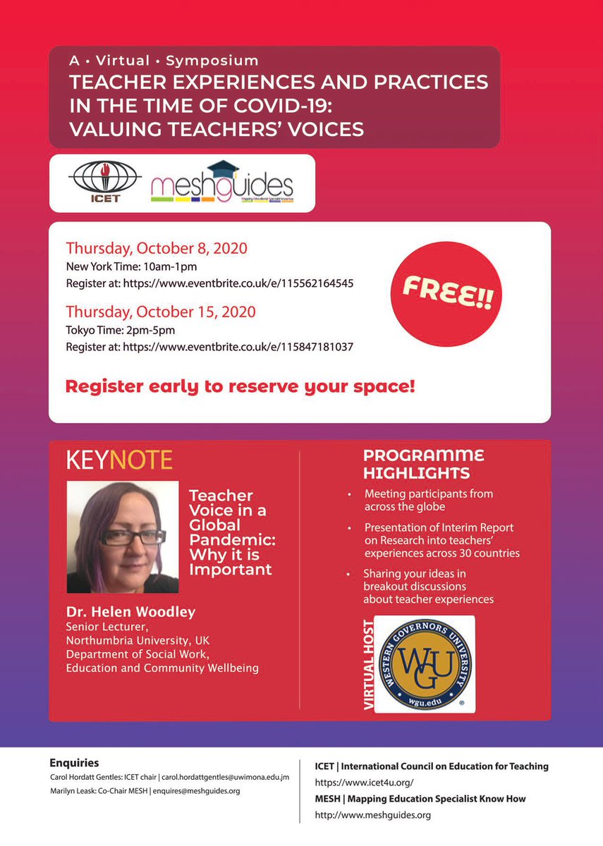 marthaml's tweet image. Link to register in  8th october:   eventbrite.co.uk/e/1-teacher-ex…
Link to registration in the  15th october: eventbrite.co.uk/e/2-teacher-ex…