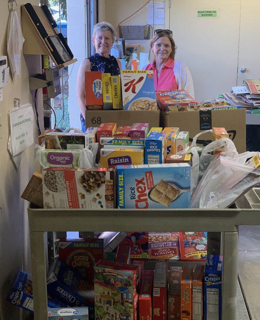 Tri-Lakes Cares would like to thank our great friends at Family of Christ Lutheran for their continued support of our food programs. This time, they brought in 120 pounds of cereal for our pantry bought with funds that were collected at their prior food drive. Thank you!!