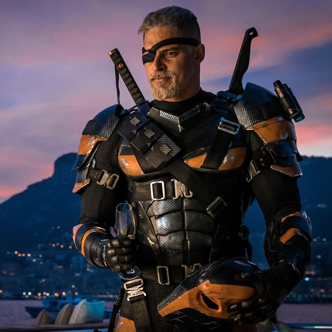 Funny enough, when Affleck and Johns were working on the script, a producer googled "Deathstroke" and found fan-art of Joe Manganiello as Slade Wilson which led to a meeting of with him and Ben to him getting cast.