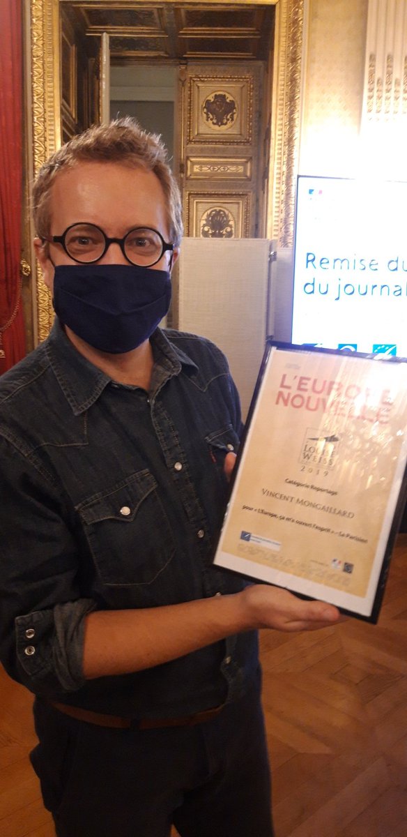 Une grande fierté et un immense plaisir d'achever ma carrière de Directeur des rédactions du Parisien-Aujourd'hui en France aux côtés de Vincent Mongaillard, lauréat du prix Louise Weiss dans la catégorie reportage! Du terrain, de l'incarnation et de la pédagogie... du Parisien!