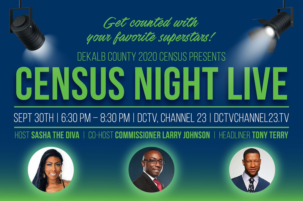 Census Night Live #Census2020 #CountMeInDeKalb