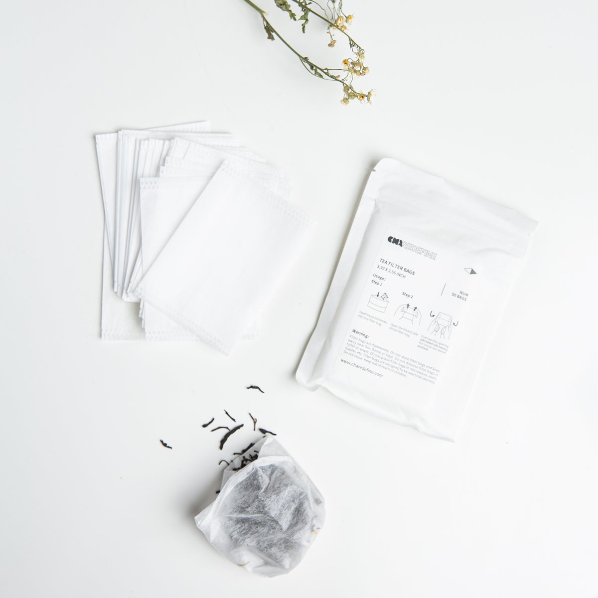 Longing to brew some of your tea leaves? Never fear, <a href="/ChaRedefine/">charedefine</a> filter bags are here! $5 for 50 pieces! These bags will ensure none of your tea leaves escape so you can enjoy the full taste of your leaves and dispose easily after you enjoy!🤩