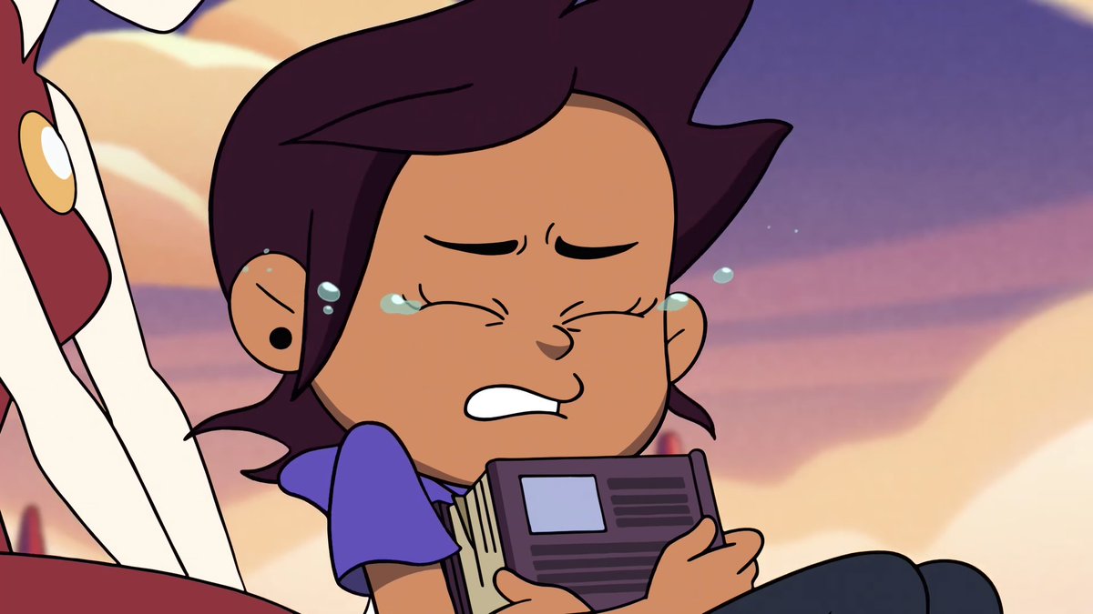 Blightmxb's tweet photo. Sad Luz. Do ♾ on your keyboard &amp; that word is the thing Eda said to her &amp; made her upset https://t.co/eVEkrBIN2W