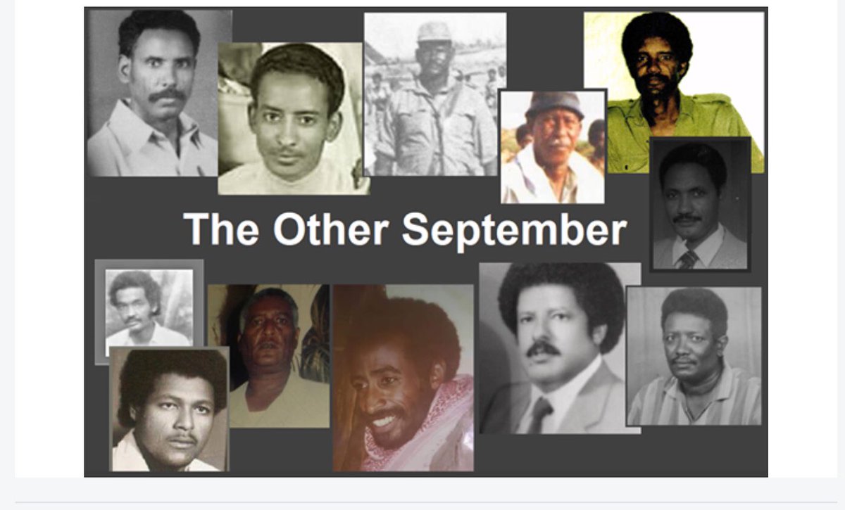 AlmazZerai's tweet photo. The first crackdown in #Eritrea after independence, #September 1995
#TheOtherSeptember
#FreeAllPrisonersOfConscience
#Yiakl
Source: Eritrea’s Disappeared, FB https://t.co/J0XECJ3qSi