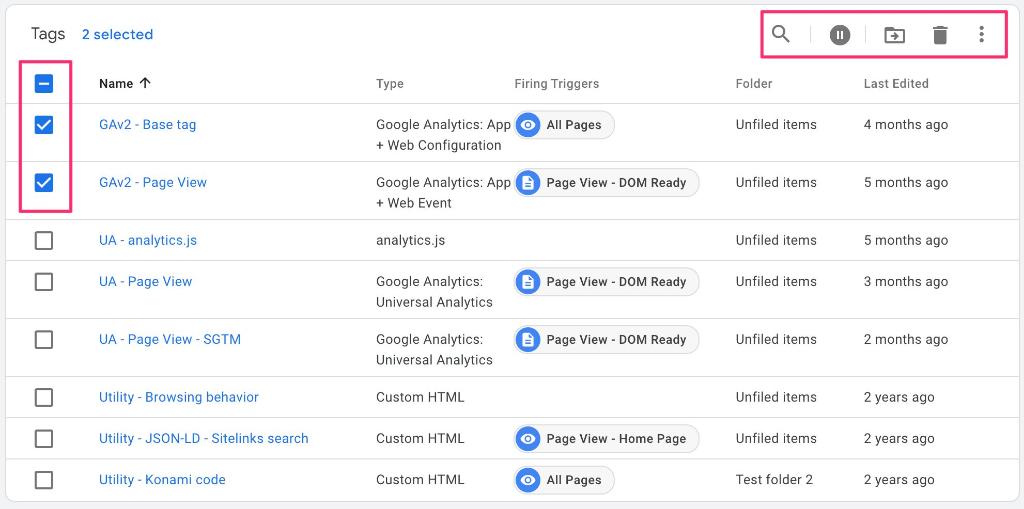 Google Analytics tweet media