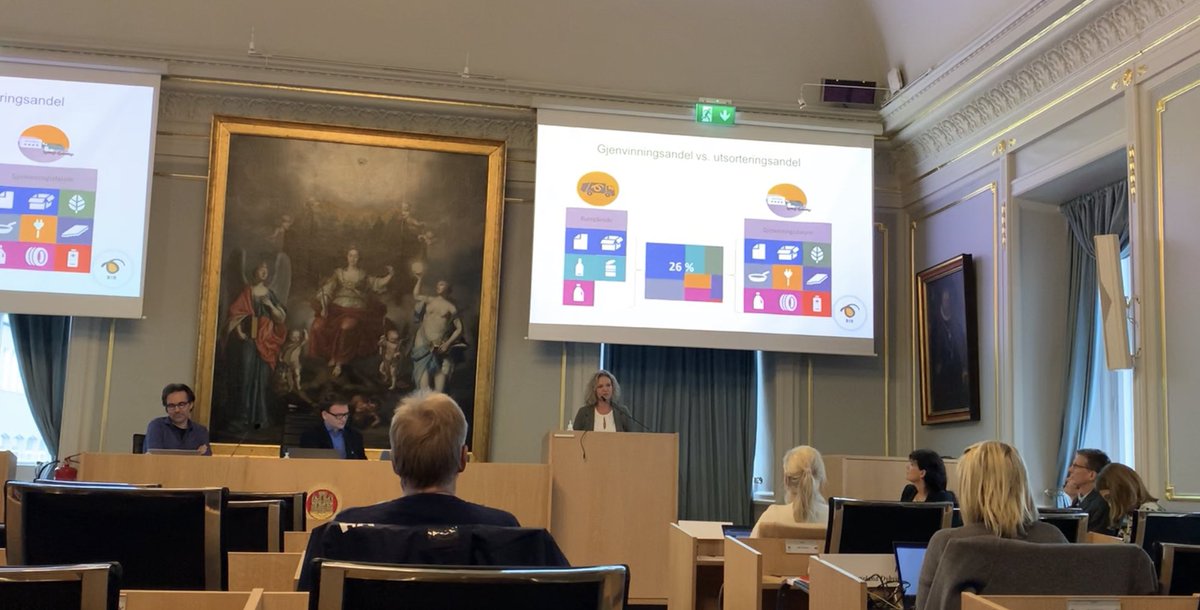 I dag har vi hatt gleden av å holde innlegg for utvalg for finans, kultur og næring i Bergen kommune. Politikerne fikk presentert dagsaktuelle og viktige temaer og fikk svar på sine spørsmål #sirkulærøkonomi #produsentansvar #CCU #matavfall #innovasjon ♻️😀