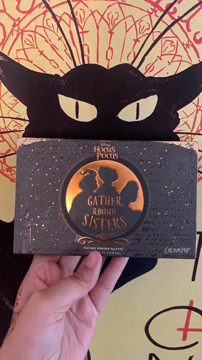taylorvankooten's tweet photo. Check your local Ulta for the @ColourPopCo #hocuspocuspalette just got mine! ❤️❤️ #colourpop #hocuspocus https://t.co/5FQhMG1OX3