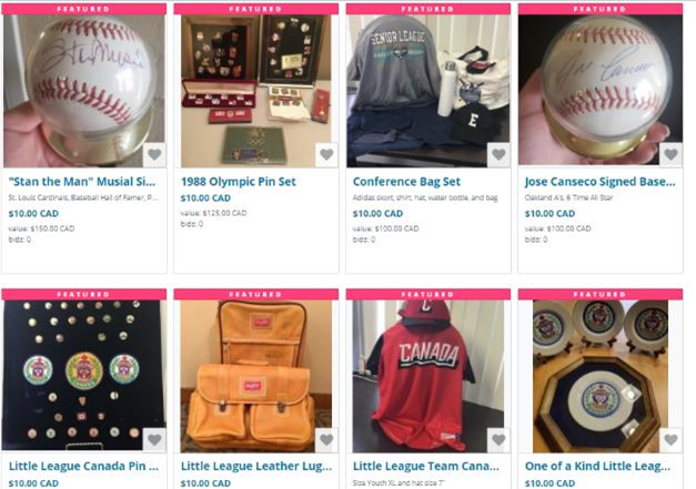 JUST LAUNCHED!
Canadian Conference planned for March 2020 had to be revised and reorganized. As a result, <a href="/LittleLeagueAB/">Little League AB</a> has launched an ONLINE auction so that everyone can still have the opportunity to help Little League in Canada and bid on great items. 32auctions.com/LLC2020
