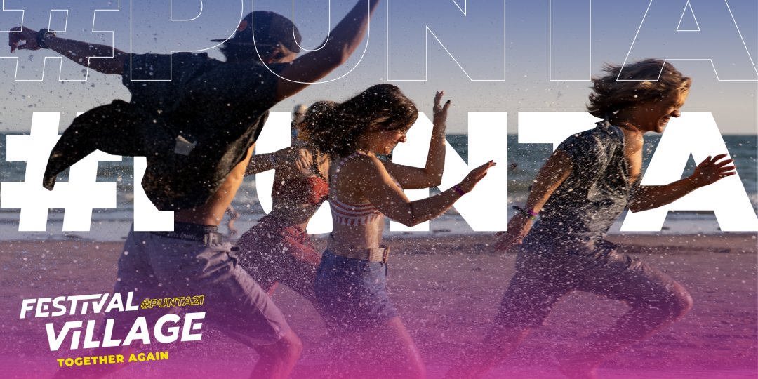 FVillagePunta's tweet photo. Tu sabes a regra: O último a chegar, faz a dança rídicula do TikTok! 😜 run, run, run 🏃 

#TogetherAgain #FestivalVillage #Punta #Punta21 https://t.co/1eLi9yqRA4