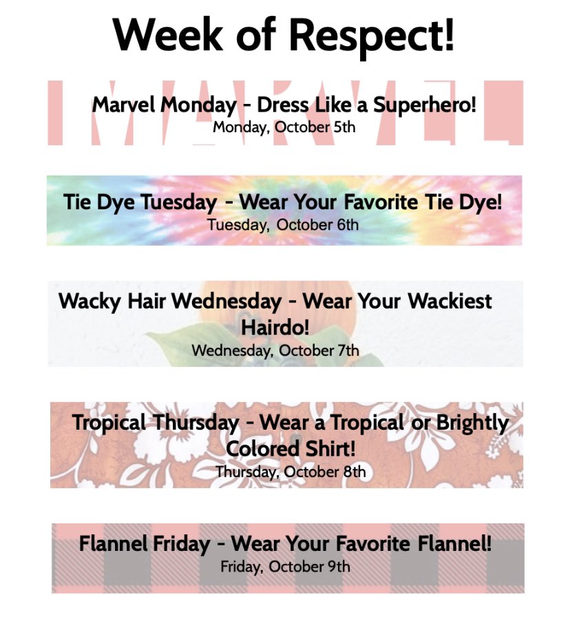 Get ready for the Week of Respect