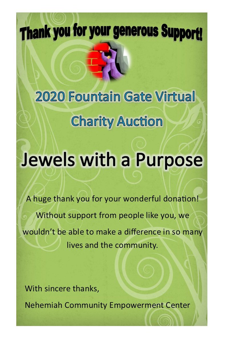 Jldepee's tweet image. Jewels With a Purpose - jewelswithapurpose.com
fountaingate.givesmart.com