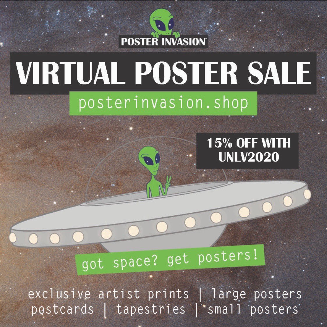 POSTER SALE!! Use code UNLV2020 for 15% off