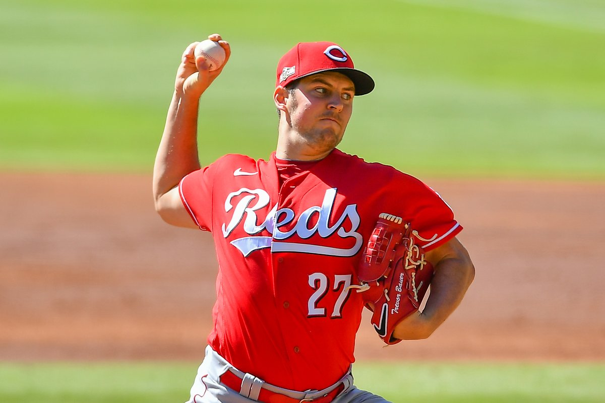 Espn Stats Info On Twitter Trevor Bauer Set A Reds Record For Most Strikeouts In A Postseason Game Punching Out 12 And Surpassing Homer Bailey S 10 K S In Game 3 Of