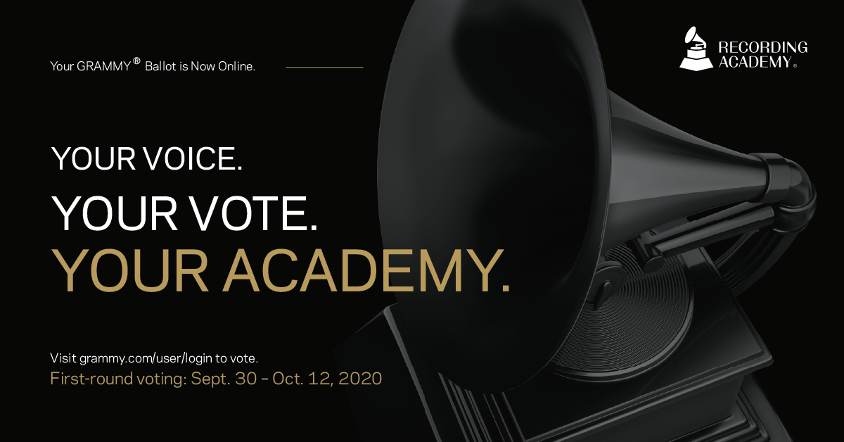 📢 #RecordingAcademy Voting Members: First-round voting is open! It's time to recognize your peers' outstanding contributions to music.

🎵 Your votes determine the nominees for the #GRAMMYs: grm.my/2lrd4Di
