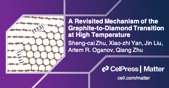 Matter_CP's tweet photo. 💎 Qiang Zhu @UNLV &amp; coworkers investigate the graphite-diamond phase transition, developing a mechanism to control the microstructure of synthetic #diamonds. From #MatterIssue15! 

Find it here: https://t.co/lHOkr4NMXV https://t.co/pe9ZuvkA3r