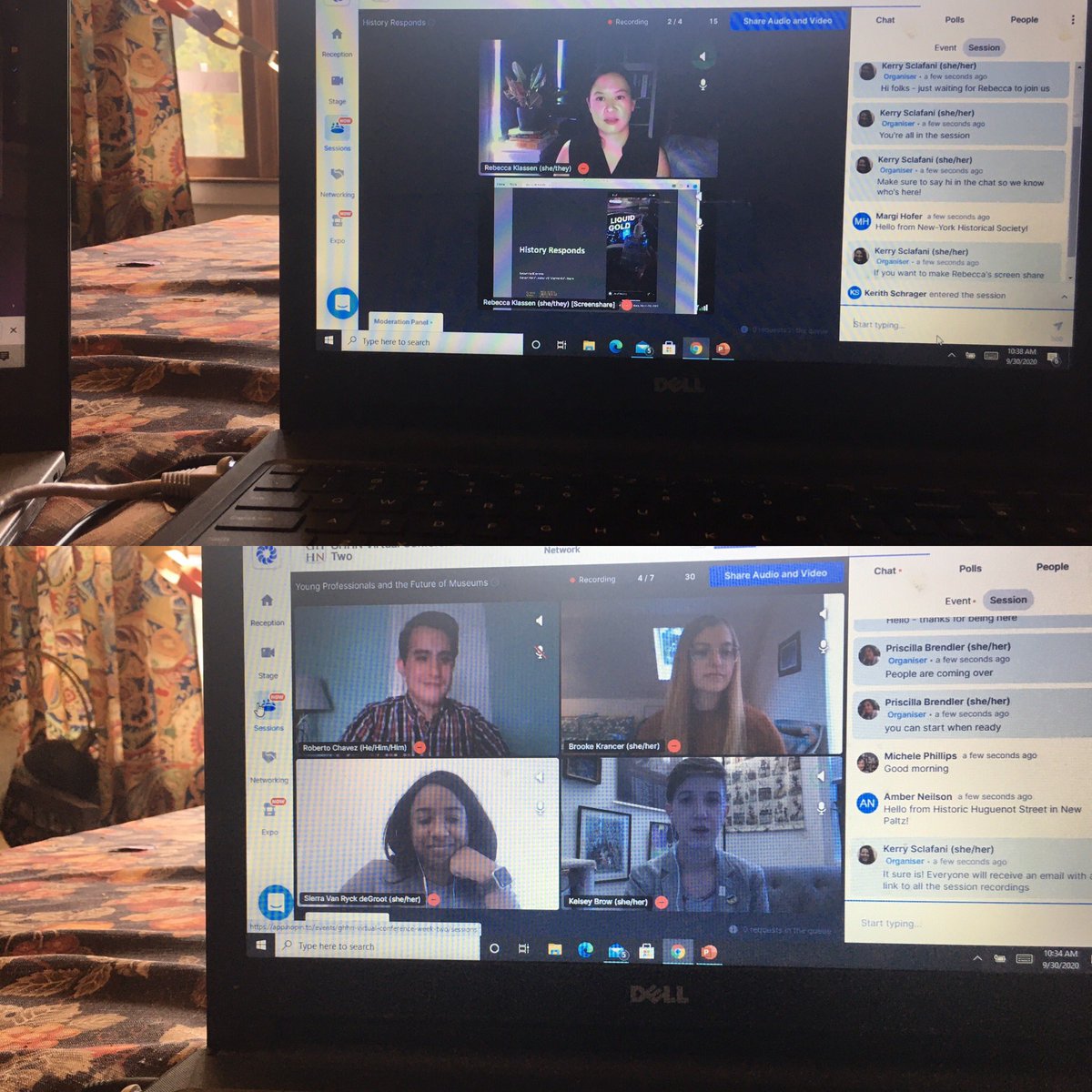 GHHN (@theghhn) on Twitter photo Concurrent sessions, Wk 2 of #ghhnvcon20. Thx Rebecca Klassen for presenting on N-YHS’ History Responds &EMP/Future of Museums panel: Kelsey Brow, Brooke Krancer, Sierra Van Ryck deGroot &Roberto Chavez! <a href="/NYHistory/">The New York Historical</a> <a href="/KingManorMuseum/">King Manor Museum</a> <a href="/PosterHouseNYC/">Poster House</a> <a href="/ThomasColeSite/">Thomas Cole National Historic Site</a> <a href="/NYTransitMuseum/">NY Transit Museum</a> Concurrent sessions, Wk 2 of #ghhnvcon20. Thx Rebecca Klassen for presenting on N-YHS’ History Responds &EMP/Future of Museums panel: Kelsey Brow, Brooke Krancer, Sierra Van Ryck deGroot &Roberto Chavez! <a href="/NYHistory/">The New York Historical</a> <a href="/KingManorMuseum/">King Manor Museum</a> <a href="/PosterHouseNYC/">Poster House</a> <a href="/ThomasColeSite/">Thomas Cole National Historic Site</a> <a href="/NYTransitMuseum/">NY Transit Museum</a>