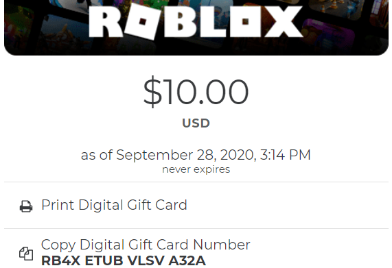 Starmarine614 Joey On Twitter Another 10 Robux Gift Card Code Still Got Lots To Give Out So Make Sure To Turn On Notifications Let Me Know If You Got It Https T Co Oszjtk71p7 - working robux gift card codes 2020