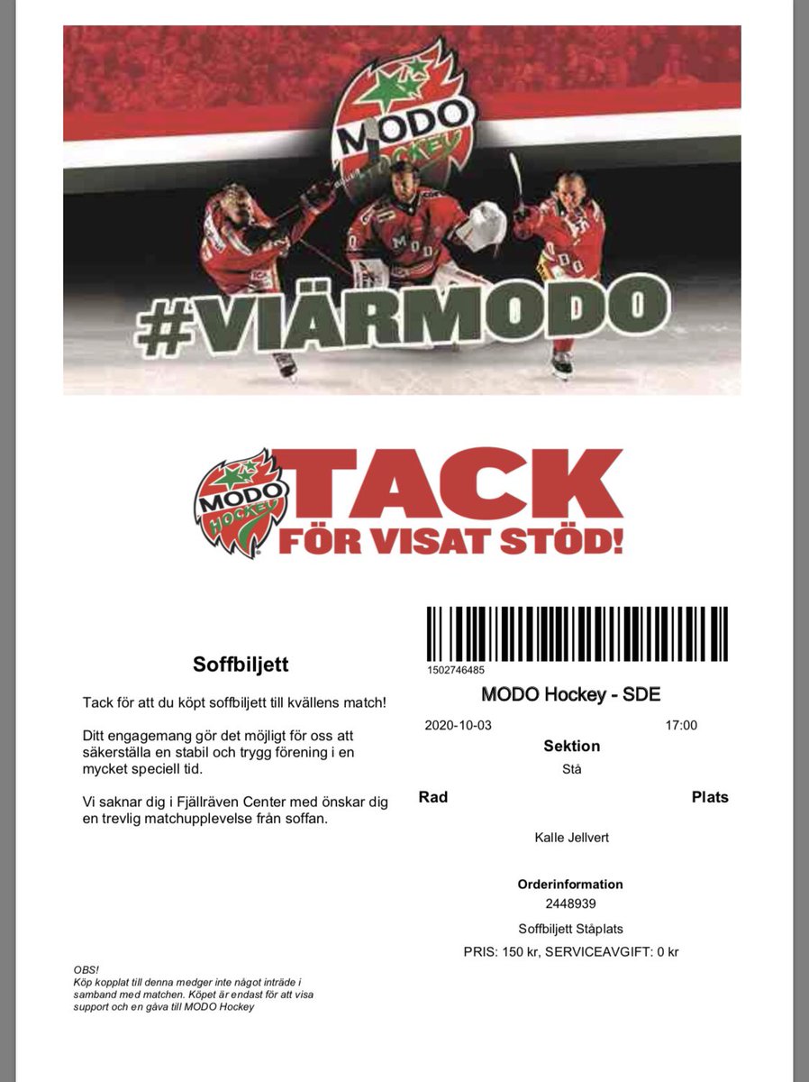 Tillsammans💚❤️ #viärmodo #modose <a href="/MODO_Hockey/">MoDo Hockey</a>