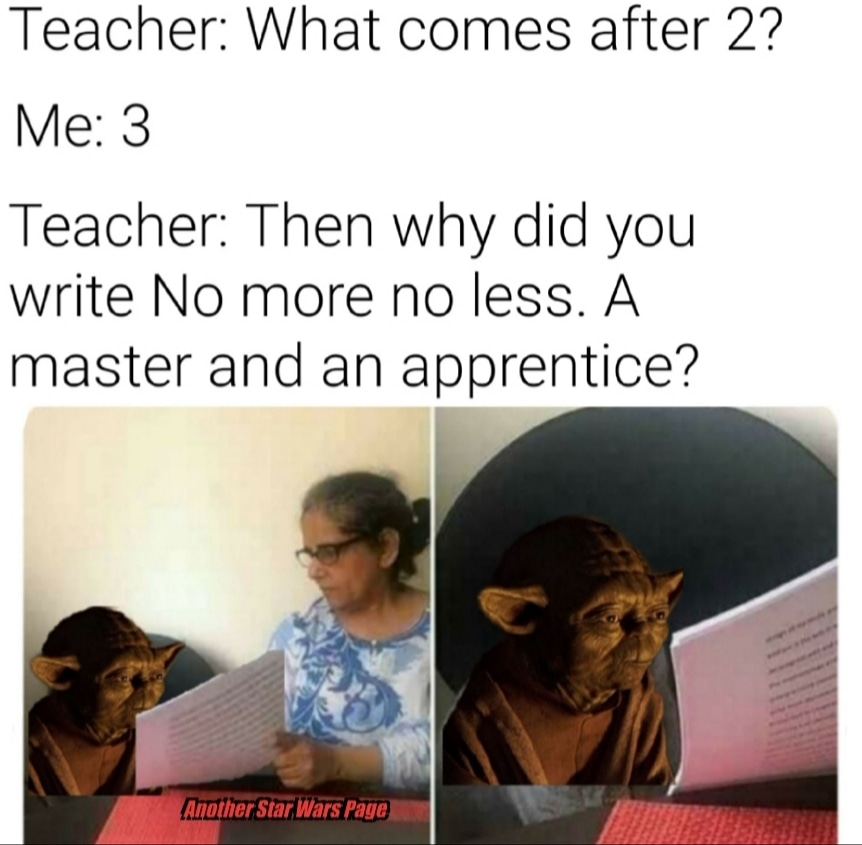 anotherswpage's tweet photo. It's stupid meme day. Do you think this meme is stupid?

#starwars #starwarsmemes #redditmemes #anotherstarwarspage https://t.co/AueG692zY9