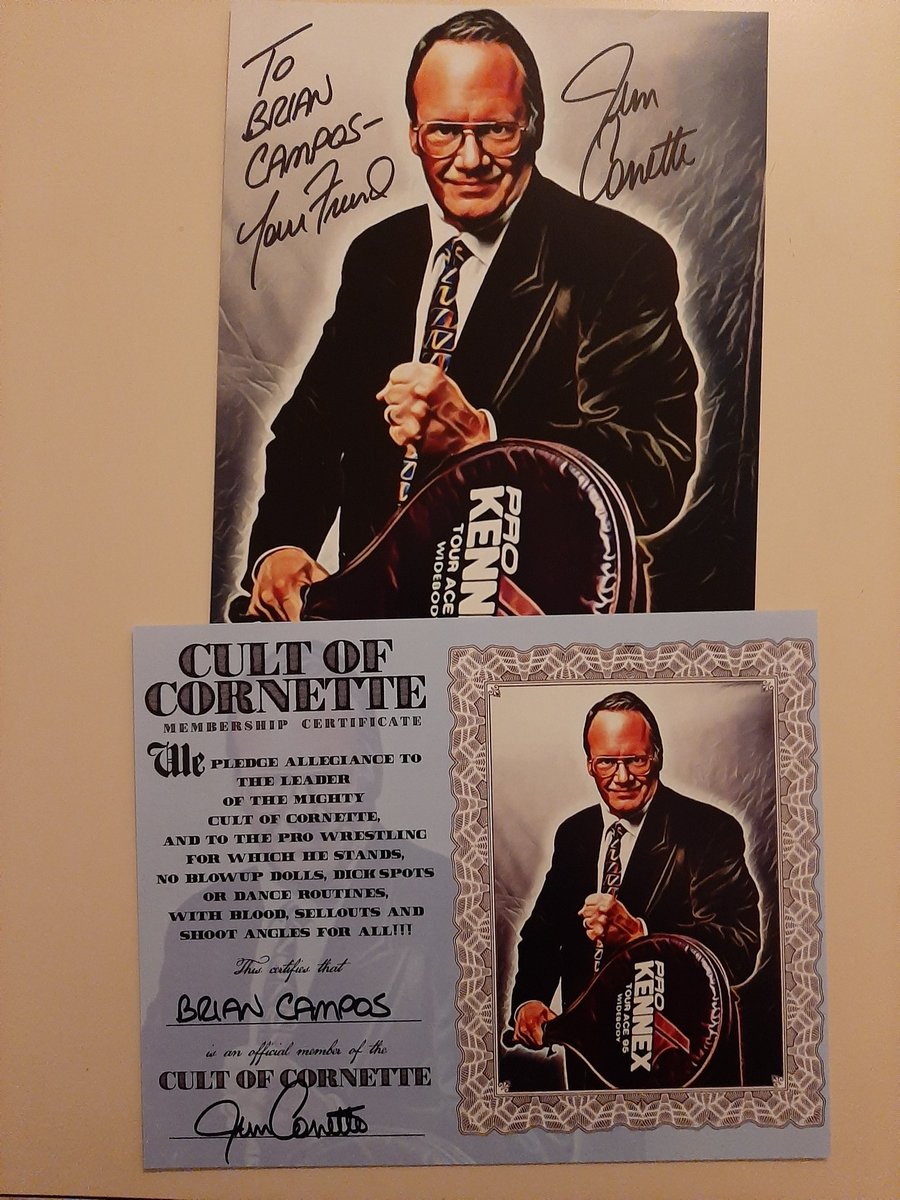 B-day gift from my brother .<a href="/SmartmarkMark/">ChongZiLLa</a>! I won't ever pledge allegiance to a cheeto pig fuck, but I will pledge to the cult of the mighty .<a href="/TheJimCornette/">Jim Cornette</a>!