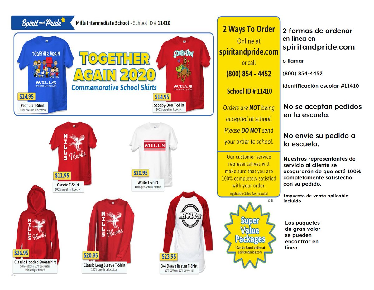 millsinter's tweet image. Hey there Mills Hawks, it is that time of year, time for new Spirit Wear.  Yay!!! #fldusd #millsinter #supfreitas