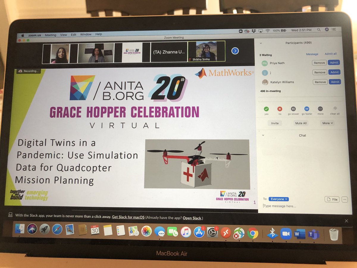 RamaniKritika's tweet image. Amazing #digitaltwins in a Pandemic workshop delivered! #GHC20 #shelovesmatlab #shelovessimulink