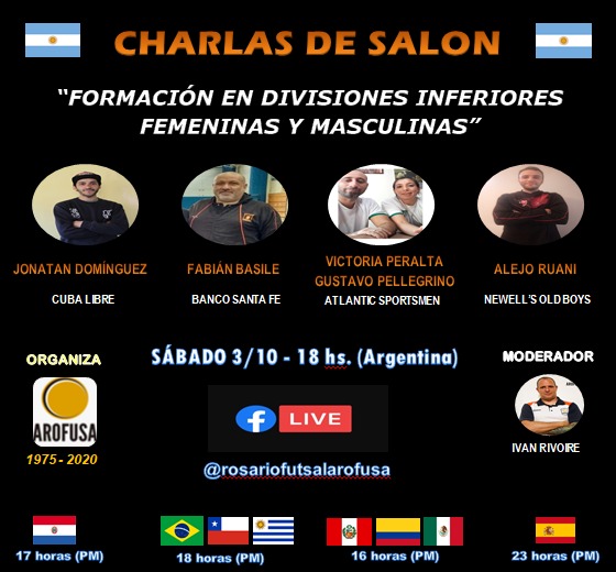 rosario_futsal's tweet photo. CICLO DE “CHARLAS DE SALÓN”

Una de las asociaciones más prestigiosas de Argentina comenzará a con un ciclo de charlas destinadas a entrenadores y jugadores de diferentes latitudes. https://t.co/aybTR42Dhq