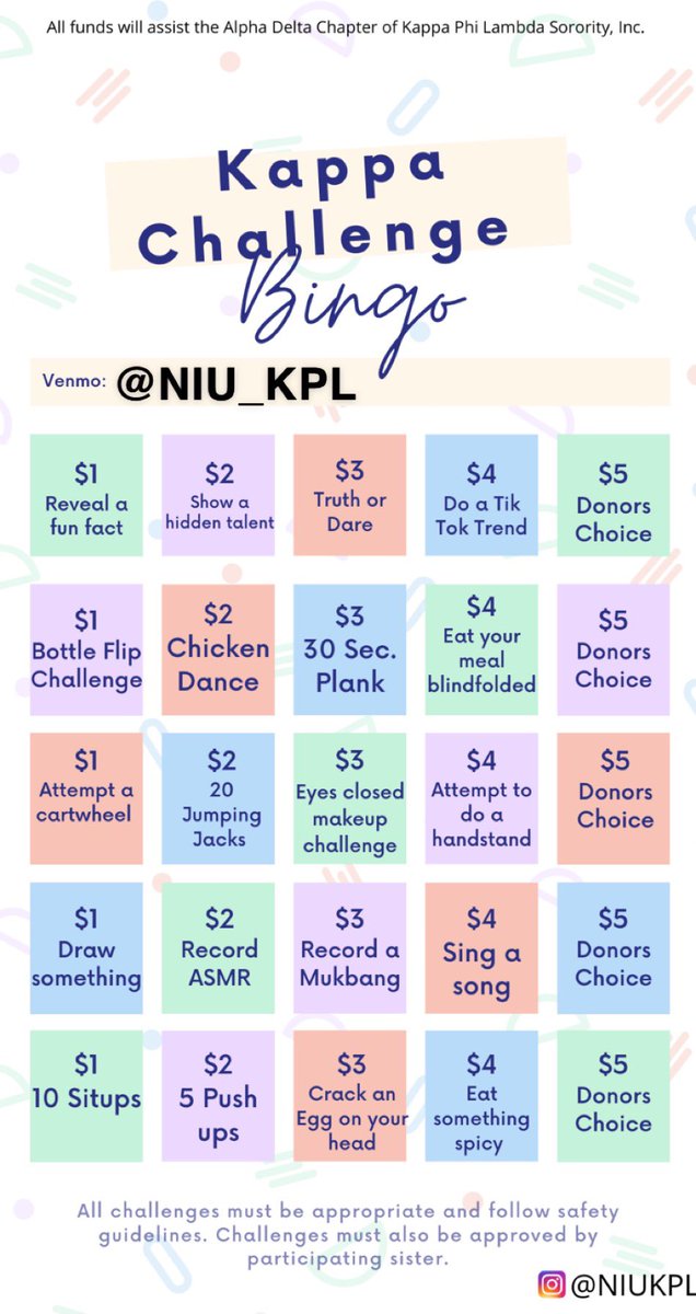 Message us and let us know which sister you’d like to donate towards for a challenge ✨