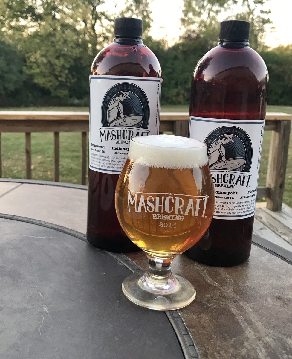 It’s a <a href="/MashCraftBrews/">MashCraft Brewing</a> double play today for #IndyBeerWeek: Oktoberfest, and High PA (with <a href="/IndyHighBines/">Indy High Bines</a>)!