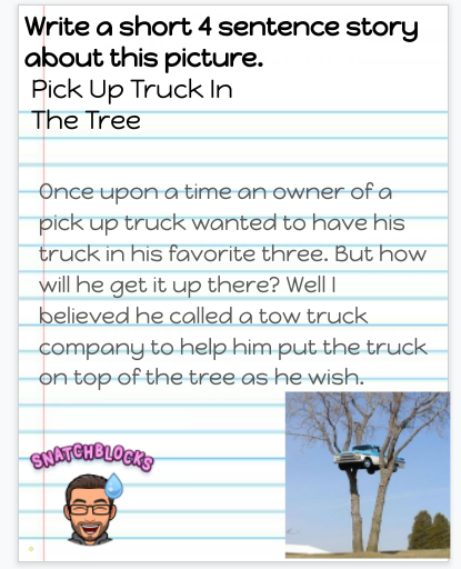 swkreed's tweet photo. One of my students wrote about this writing prompt and I totally thought of Destin from @smartereveryday #snatchblocks #asyouwish https://t.co/ywDBttBPNS
