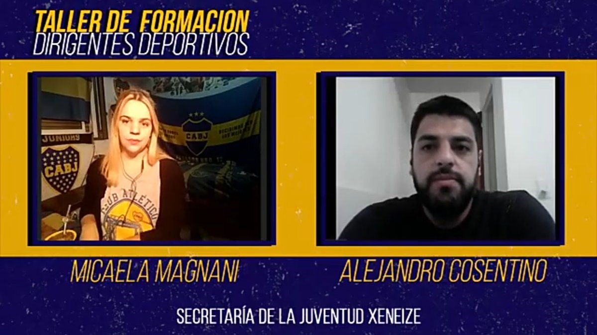 LuchoLaferrara's tweet photo. #SeAcercaElFinal Se fue el #UltimoVivo del Taller Dirigentes Deportivos - con @ChichoCosentino - Presidente del Departamento de Socios y Socias de @BocaJrsOficial! Un lujo como siempre formar parte de esta gloriosa institución! 💙💛💙💪 https://t.co/7o2xDL0qh9