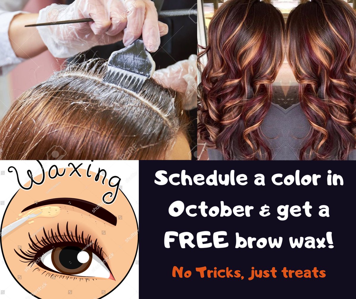 2myinfinity's tweet image. 👻No tricks, just a treat🎃 when you schedule your new fall color in October. #new #fall #color #treatyourself #october